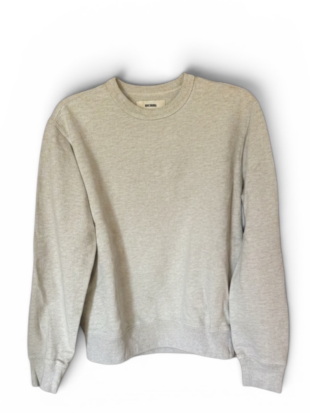 Buck Mason Interloop Classic Crewneck Sweatshirt | Heather Gray | M